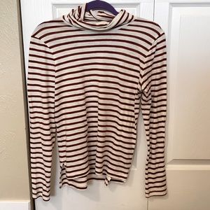 NWT Madewell Striped Ling Sleeve Shirt
